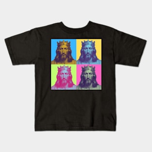 King Jesus No Other Vintage Portrait Kids T-Shirt